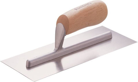 Trowel Cement 12x4in Wood Hdl