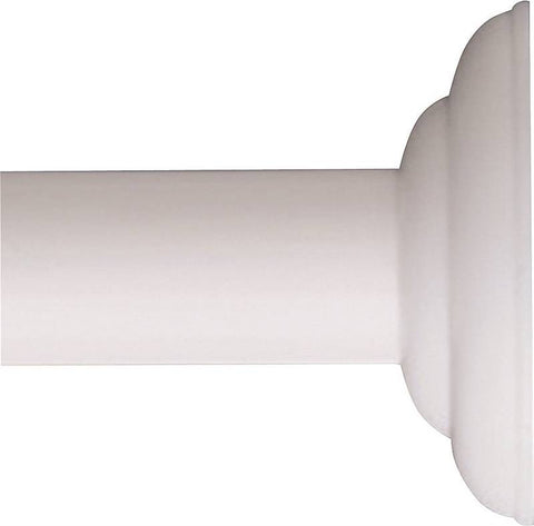 Rod Shower White 72 Inch