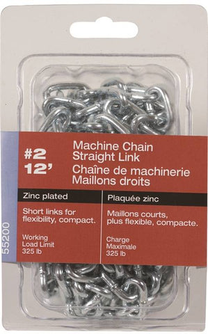 Chain Mach Str Lk Zc No2 X12ft