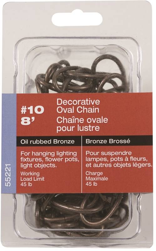 Chain Oval Deco Brzn No10x8ft