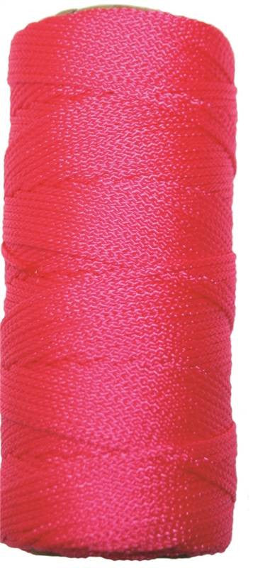 Twine Nyl Braid Pinkno18x500ft