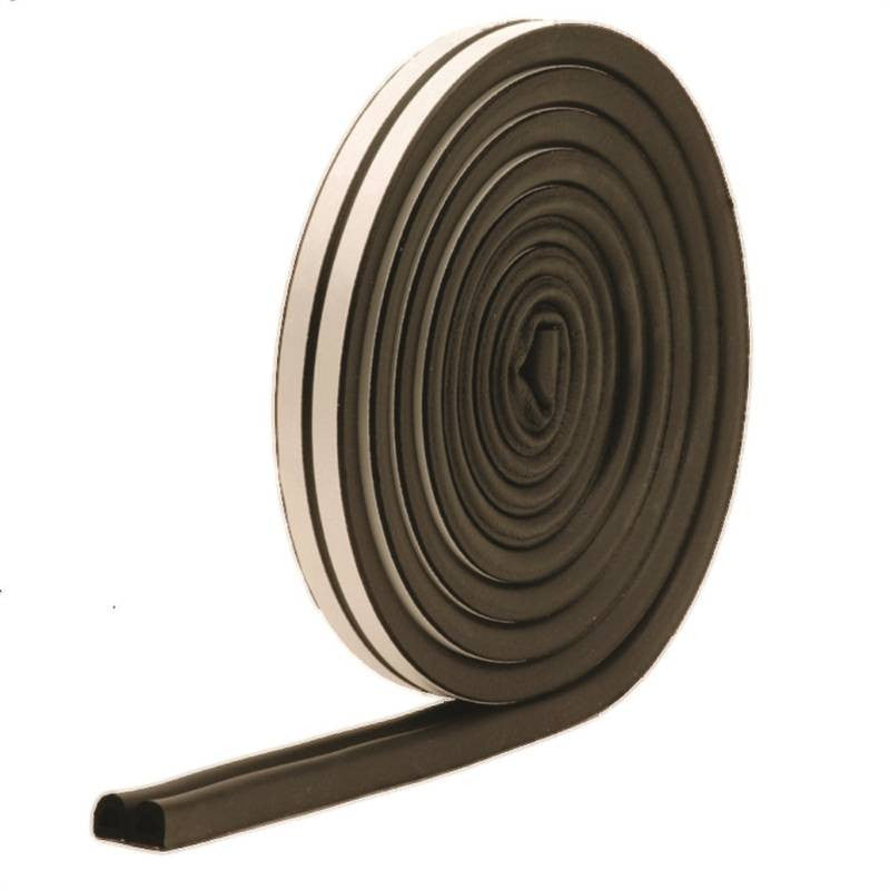 Weatherstrip Epdm Adh 17ft Blk