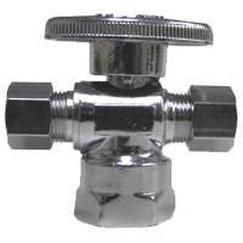 Valve Dual 1-2f X 3-8c X 1-4c