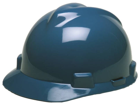 Hat Safety Ratchet Blue V-gard