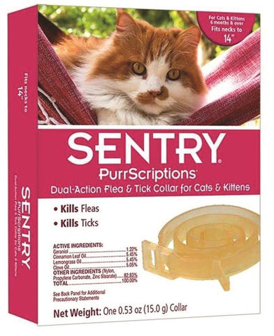 Sentry Flea Collar Cat