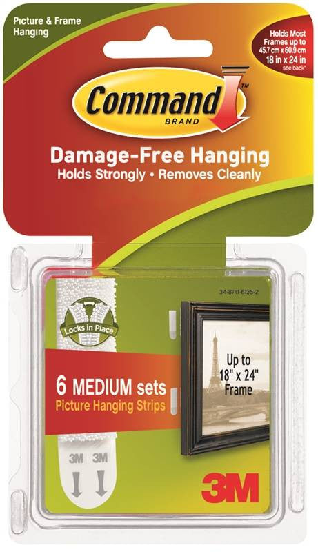 Hanger Strip Picture-frame Wht