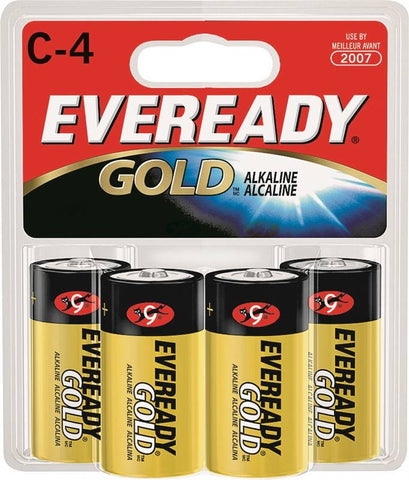 Battery Alkaline Gold 4-pack-c