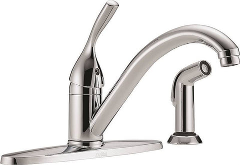 Kitchen Faucet Sngl Spray Chrm
