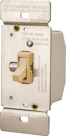 Dimmer Incan Toggle 3way Ivory