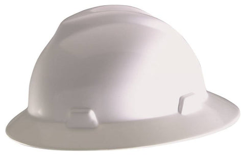 Hat Safety Full Brim Wht W-std