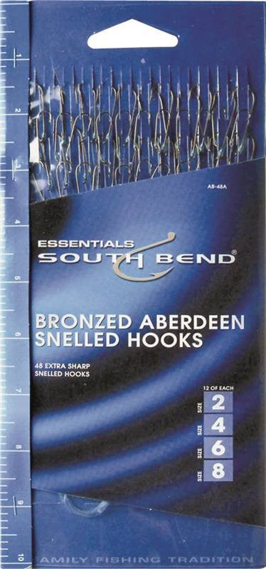 Fishing Hook Asst Bronze 48 Pc