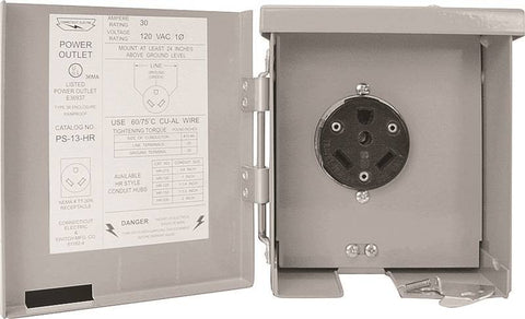 Outlet Panel Rv Pwr Outdr 30a