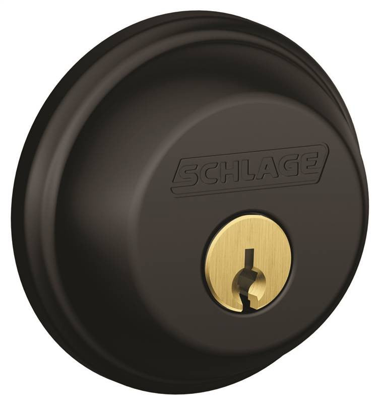 Deadbolt Single Cyl Matte Blk