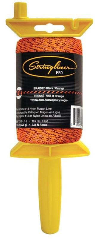 Braided Line Fl Org-blk 500 Ft