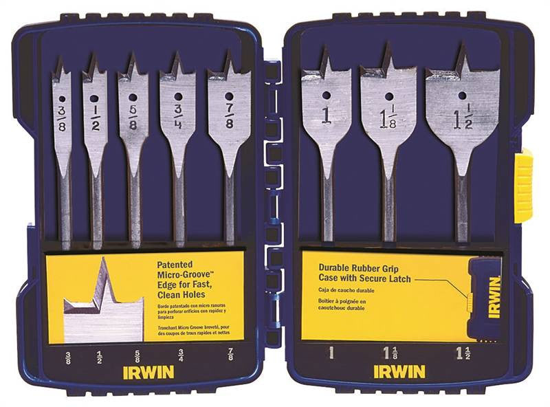 8pc Speedbor Spade Bit Set