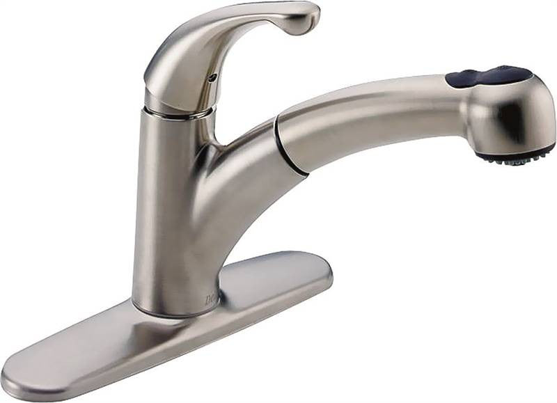 Kitchen Faucet Sngl Pullout Ss