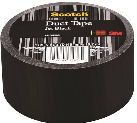 920-blk-c Duct Tape Black 1.88