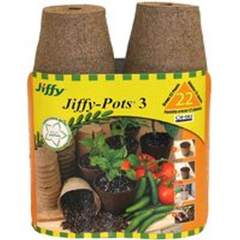 Jiffy Peat Pots 3in Round