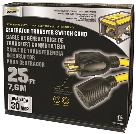 Cord Generator 30a 10-4x25 Yel