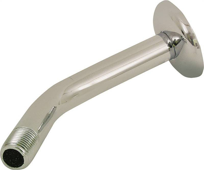 Shower Arm-flange White 7in