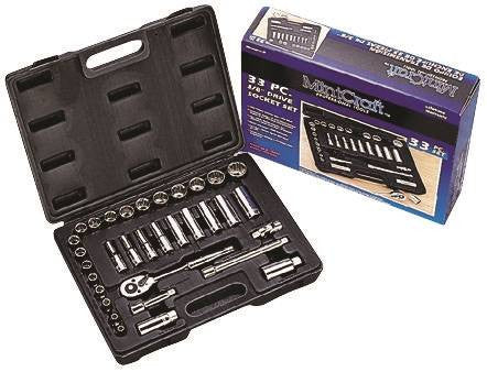 Socket Set 33pc 3-8drive Sae