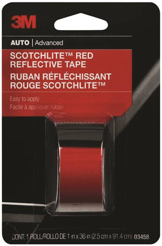 1x36 Red Reflective Sfty Tape