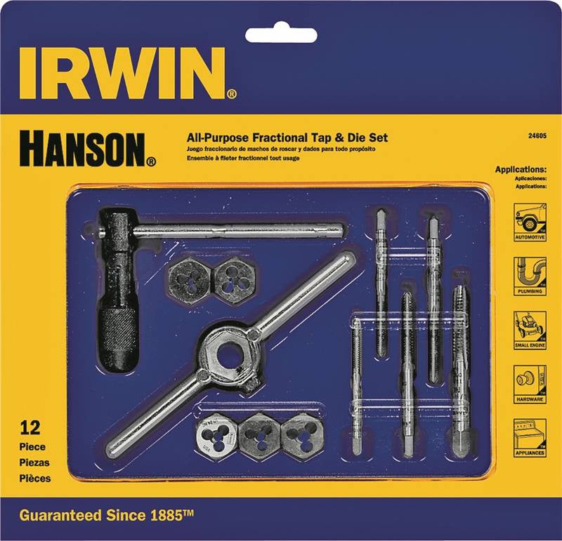 Tap-die Set 12pc Carbon Steel