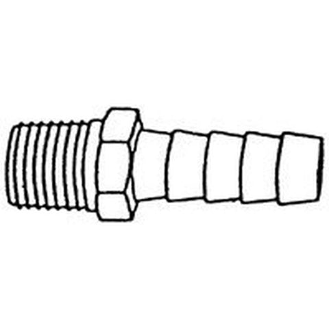 Hose Barb Male Marne Brs 1-4in