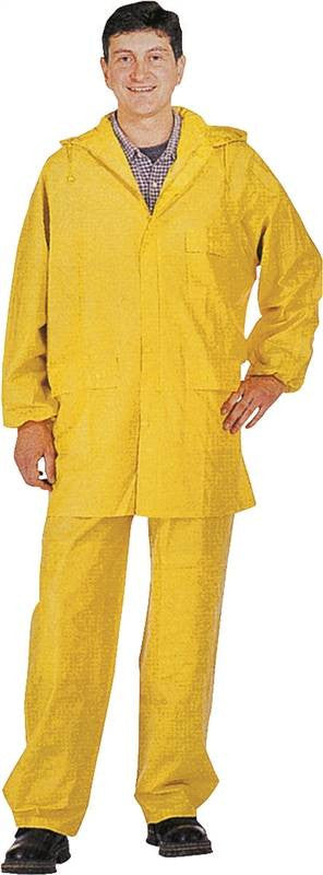 Rainsuit Pvc 2pc Yellow Xxl