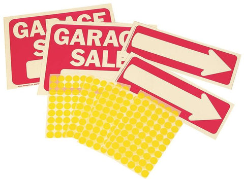 Sign Garage Sale Kit Plastic