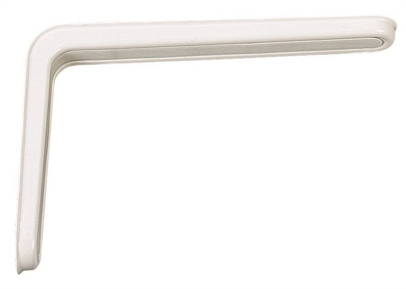 Bracket Shelf Dec Stl 8in Wht