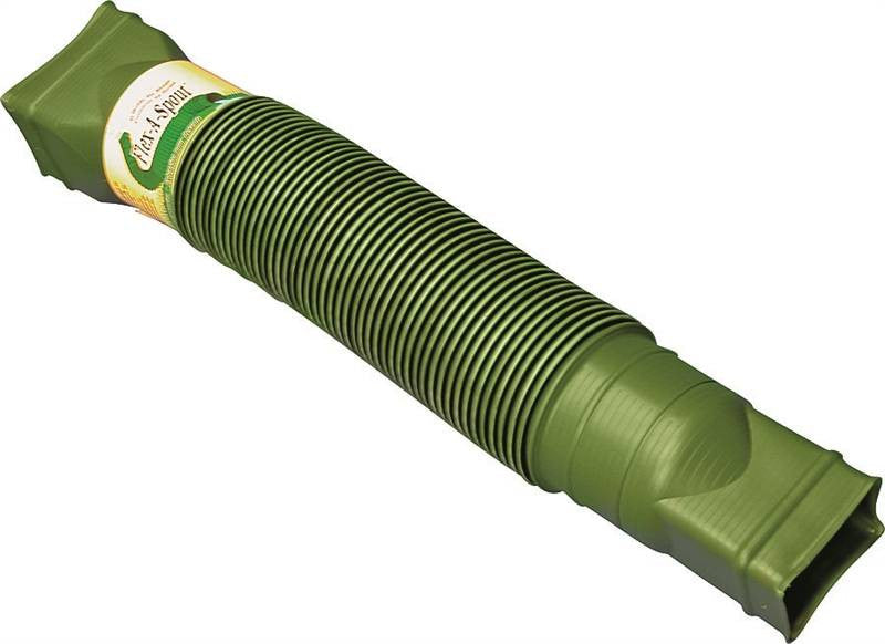 Downspout Ext Green Flex Pvc