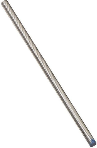 Steel Rod Thrd Zn Blu1-2-13x12