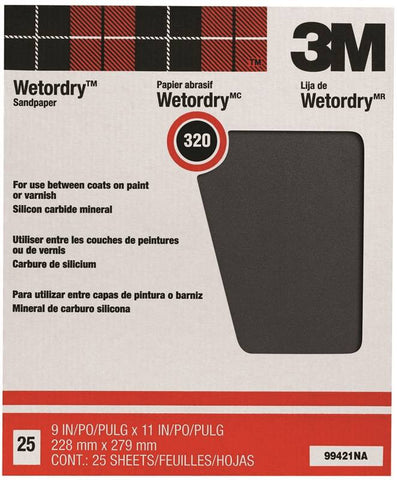 Sandpaper Wet-dry 9x11in 320a