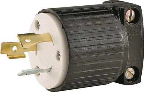 20a-125v Black Locking Plug