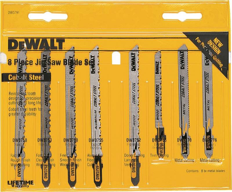 8pc T-shank Cobalt Jigsaw Set