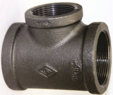 Tee Blk Malleable 3-4x3-4x1-2