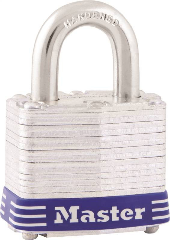 Padlock Steel 1in Vert Clr K-d