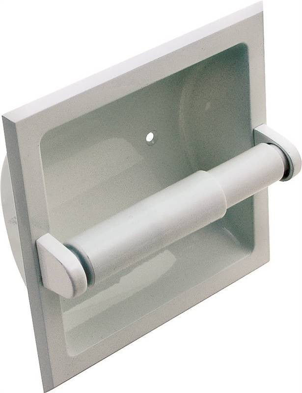 Toilet Paper Holder Square Wht