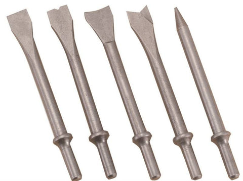 7" 5pc Air Chisel Set