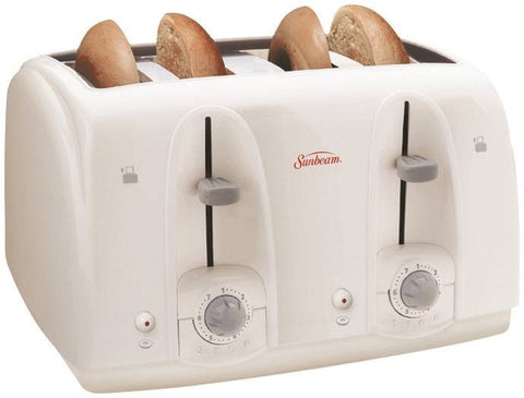 Toaster Elec 4sl Wht 120v 850w