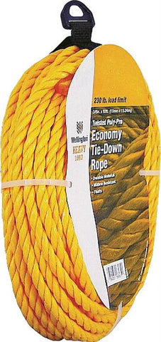 Rope Polyp Twist Yel 3-8x50