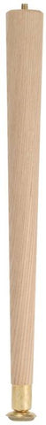 Leg Table Round Taper Wood 4in