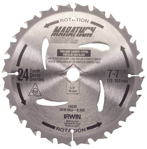 Circ Saw Blade 7-1-4 Frame-rip