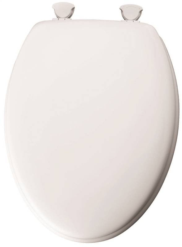 Toilet Seat Elong Wood White