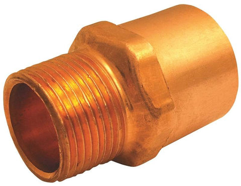 Adapter Male Copper 1-2x3-4