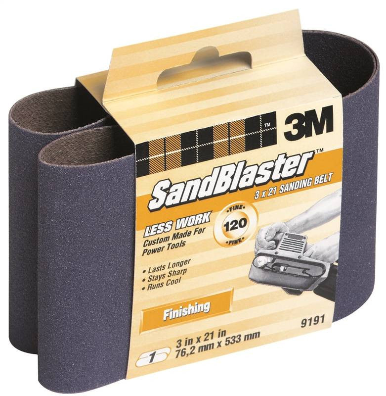 3x21in Fine Prpl Sanding Belt