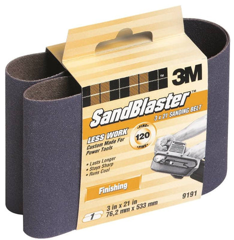 3x21in Fine Prpl Sanding Belt