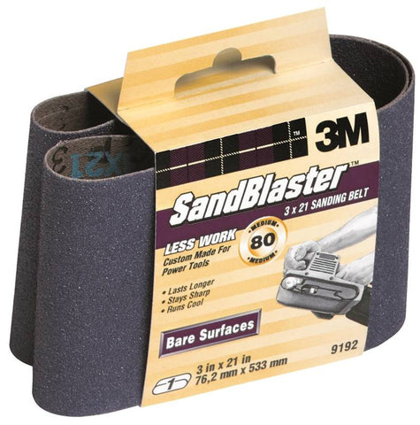 3x21in Med Prpl Sanding Belt