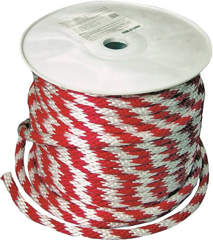 Rope Polyp Brd Red-wht 5-8x200